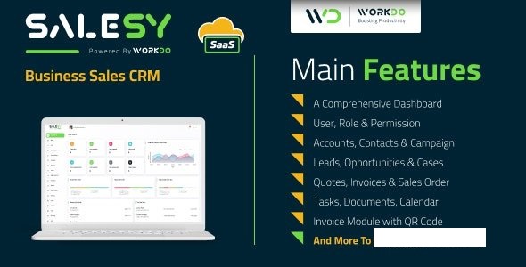 Salesy SaaS v6.1 – Business Sales CRM – nulled Nulled Script Free Download